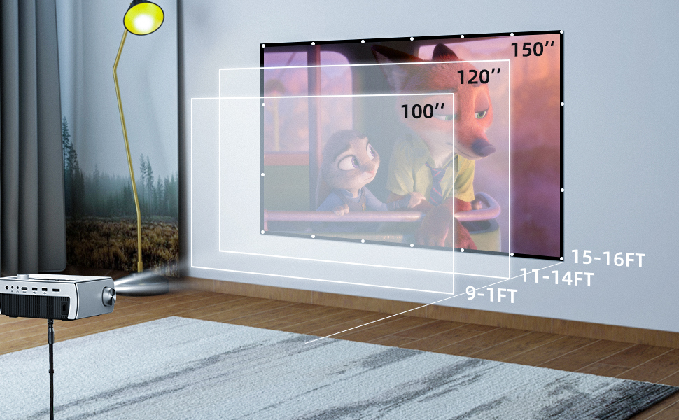 outdoor projector screen