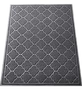 LuxStep Door Mat Large 36X47 Inch Indoor Outdoor Doormat, Non-Slip Low-Profile Design Floor Mat, ...