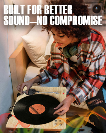 powered turntable bluetooth speaker