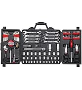 Apollo Tools 101 Piece Mechanic Tool Set for Roadside Emergencies. SAE and Metric for Mechanical ...