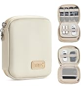 Linpr Travel Cable Organizer, Tech Pouch Electronics Organizer Travel Case, Portable Lightweight ...