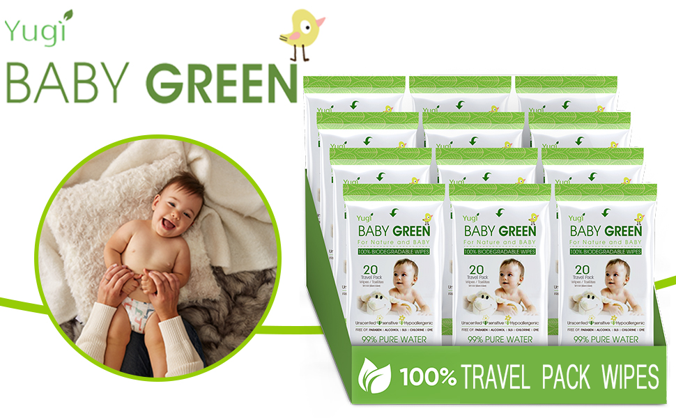 Travel Pack Baby wipes