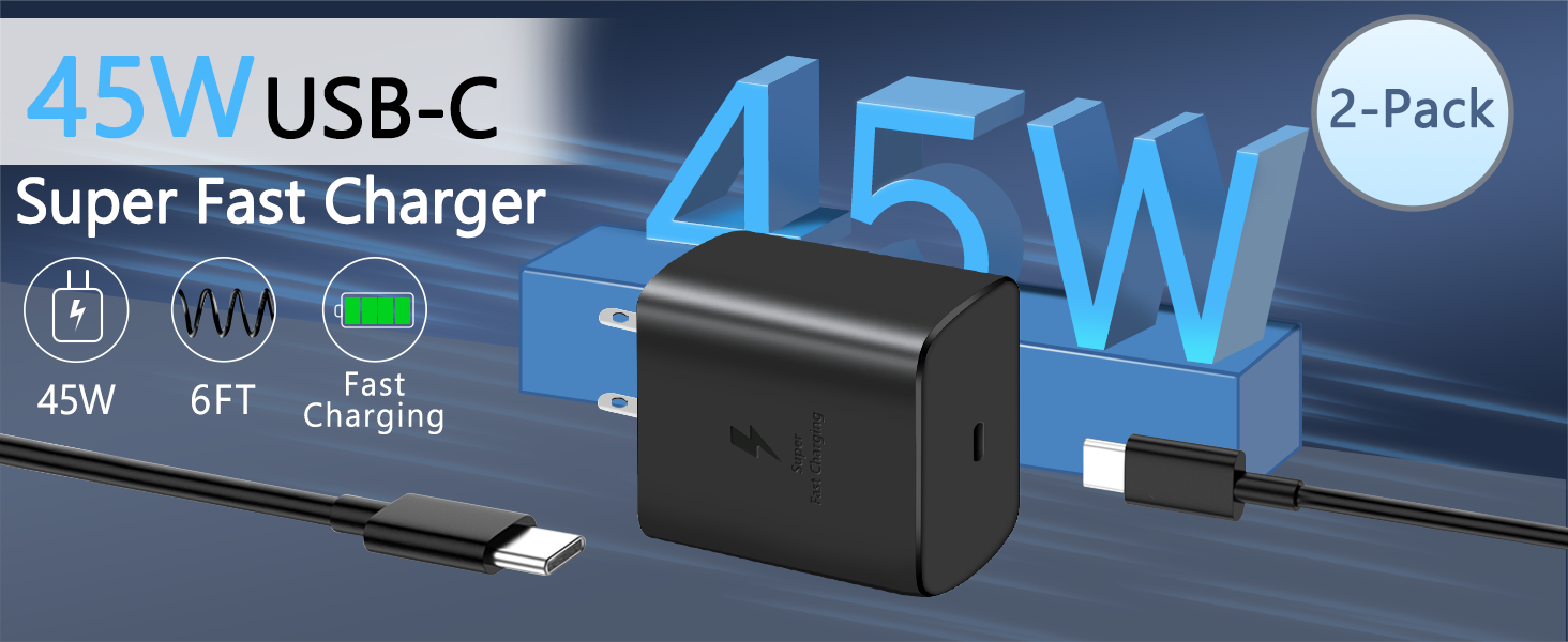 45W USB C Fast Charger