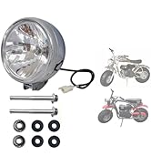 QYMOTO Coleman CT200U-EX Headlight Kit Fit BT200X Axis MB200, 6.5 Inch with DRL 12V 35W Mini Bike...