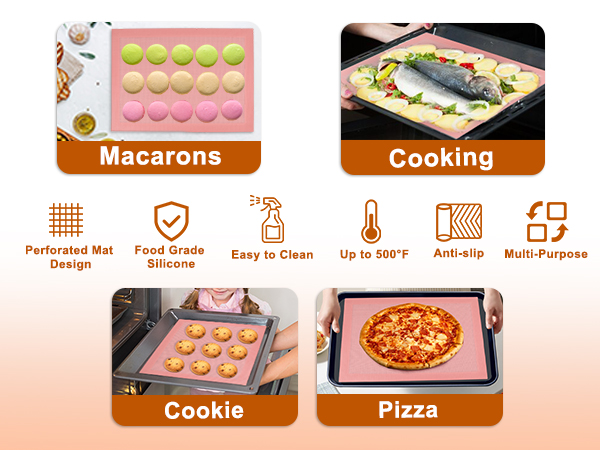 Perforated Baking Mats 02-600*450
