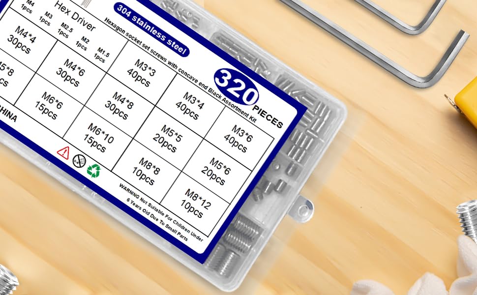 set screw assortment kit