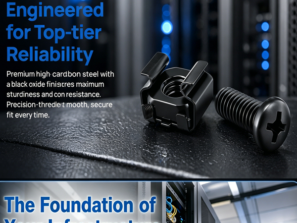Rack screws and cage nuts