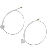 Gryshanyun 2Pcs White 360° Nozzle Extension Hose for Aerosol Can Sprayers and Body Repair Paint G...