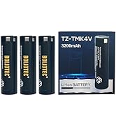 BolidTec 4V 3200mAh 3-Pack Replacement Battery Compatible with Milwaukee 4V USB Battery REDLITHIU...