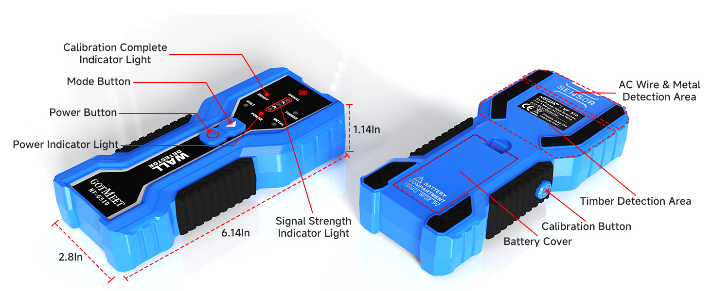 stud finder with electric wire finder