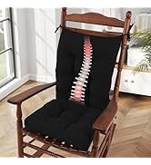 idee-home Rocking Chair Cushion, Glider Rocker Replacement Cushions, Waterproof Wicker Chair Cush...