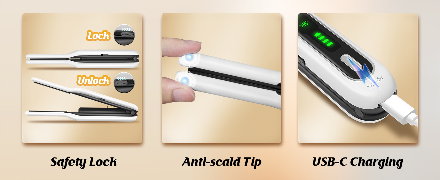 small Hair Straightener cordless