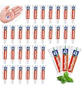 HOFASON 200 Tubes Bulk Travel Size Toothpaste 0.18 oz, Extra Small 2.28x0.78 inches Disposable Tr...
