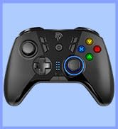 EasySMX Wireless Gaming Controller for Windows PC/Steam Deck/PS3/Android TV BOX, Dual Vibrate Plu...