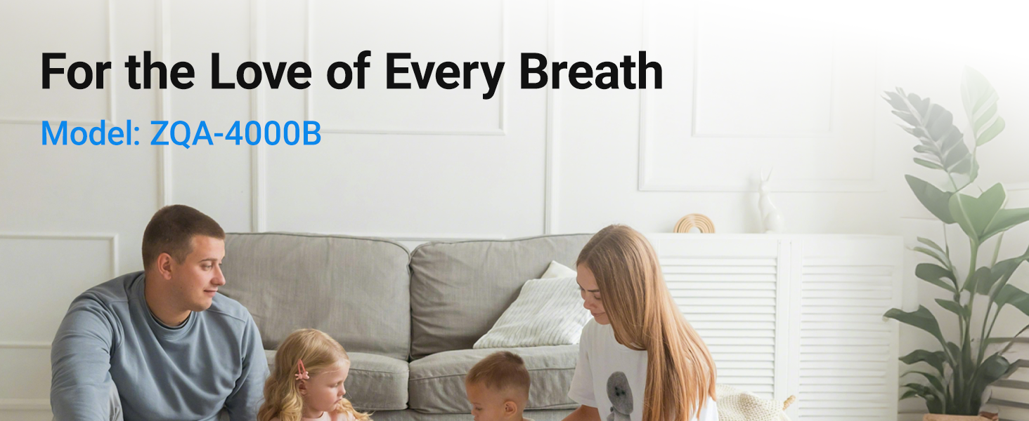 Air purifier for home bedroom