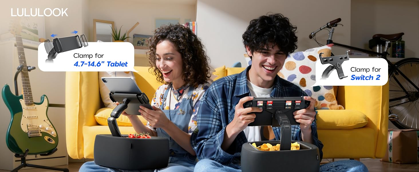 Gaming Pillow Stand for Nintendo Switch 2 &amp;amp; Kindle &amp;amp; Tablet