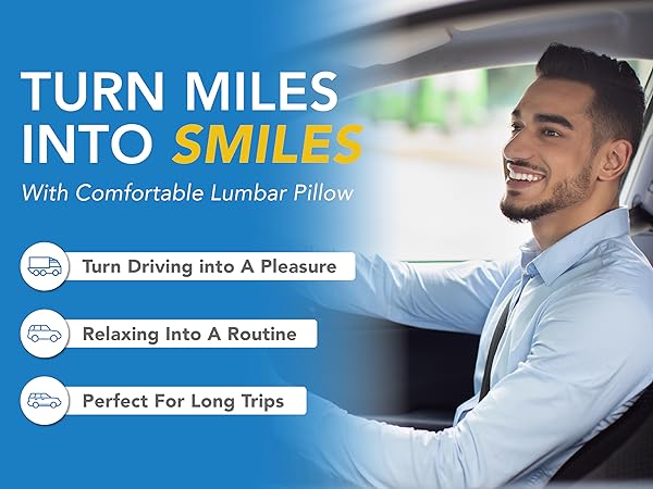 The lumbar cushion for car with outstanding support can effectively relieve pain in the low back