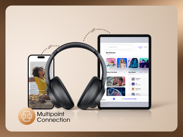 Over Ear Headphones with Microphone