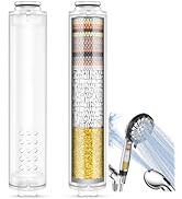 PWERAN Shower Filter for Handheld Shower Head, 2 Pack 18 Stage Replacement Filters for Hard Water...