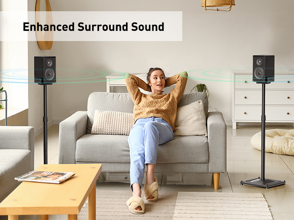 Surround Sound Speaker Stand