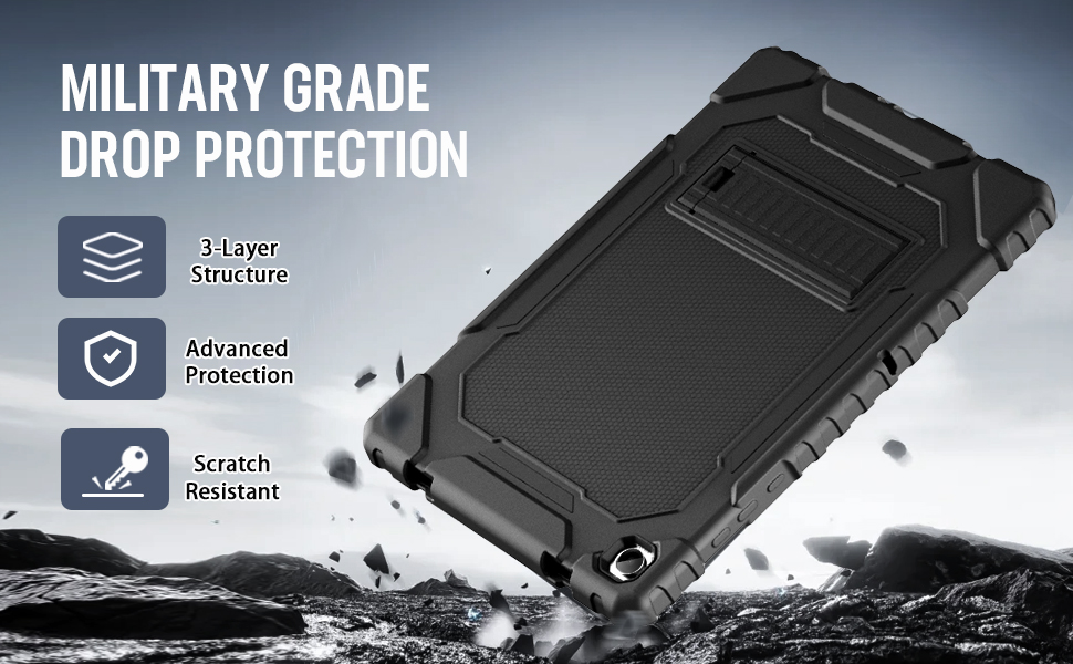tough rugged galaxy tablet a9+/a11+ case