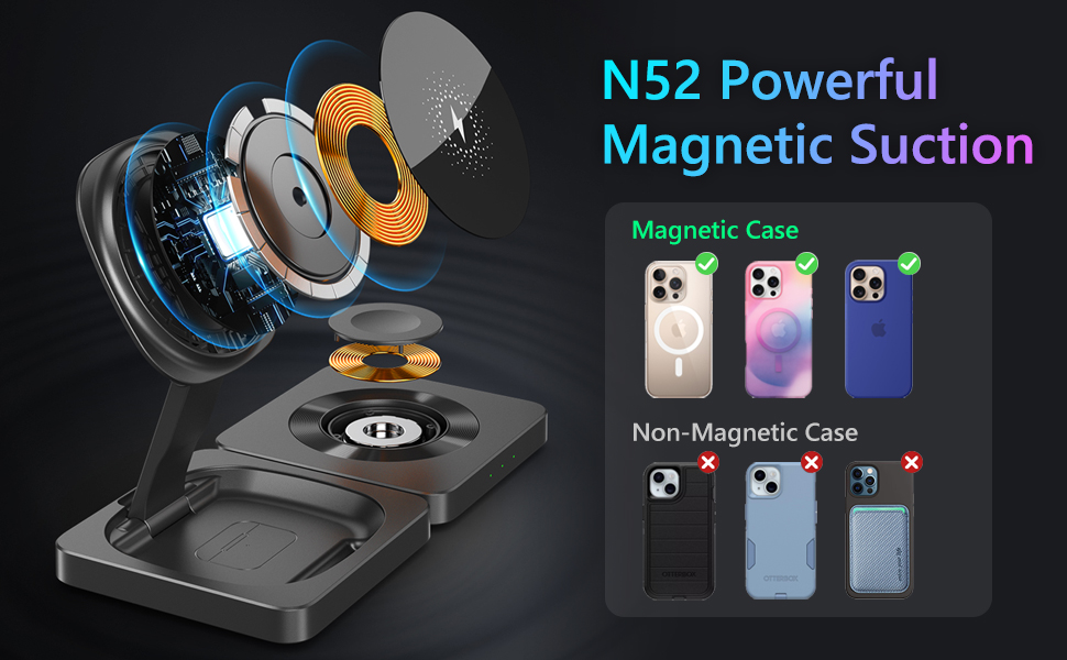 N52 powerful magnetic suction
