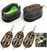 DONQL Inline Method Feeder Set, Carp Fishing Equipment 20/30/40g, Carp Fishing Tackle with 1pcs Q...