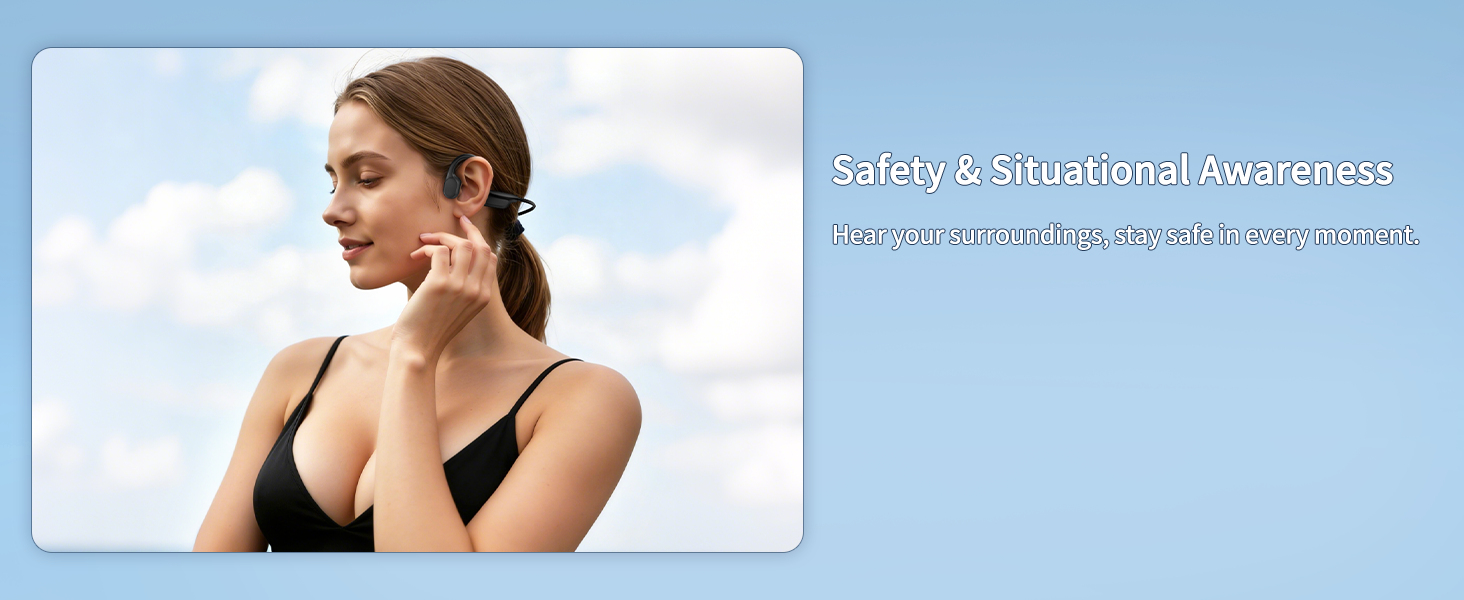 Open Ear Bone Conduction Headphones