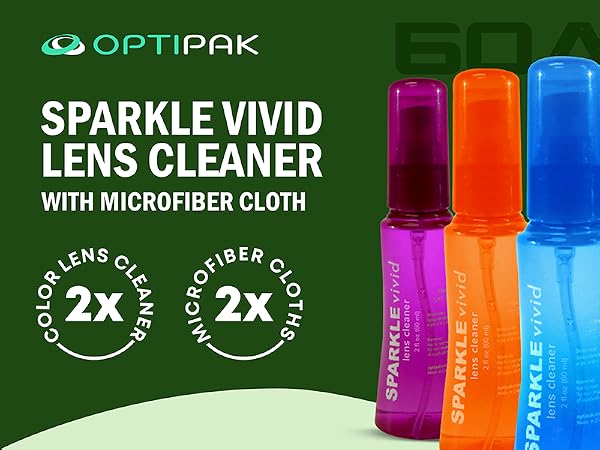 lens spray for eyeglasses, glasses cleaner spray and cloth, eyeglass cleaner kit