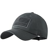 IIN American Flag Baseball Cap for Men Women Low Profile USA Army Tactical Operator Military Plai...