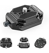 VIJIM FALCAM F38 Quick Release Plate,38mm Universal Camera Mounting Adapter w 1/4in-3/8in Screw T...