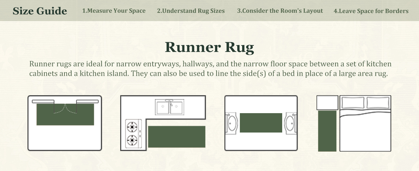 size guide for runner rug