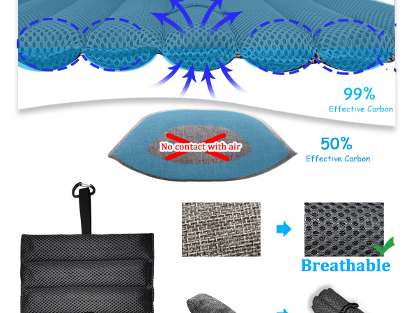 shoe charcoal bags