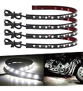 Keiurot 12V Led Light Strip 32CM Waterproof Led Light Strips for Cars Motorcycles Golf Cart Inter...