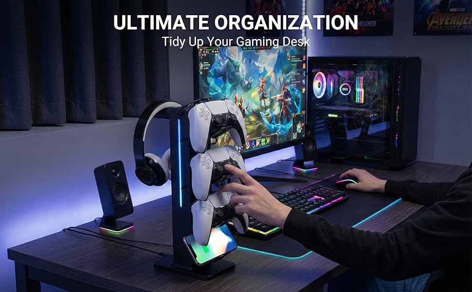 Tidy up your gaming desk