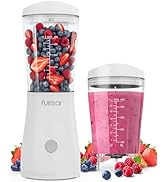 Fullstar Portable Blender for Smoothies and Shakes – 15 oz Mini Personal Travel Blender with Sipp...