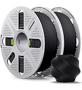 Matte PLA Filament with Quick-Swap Reusable Spool 1kg (2.2lbs), 1.75mm 3D Printing Filament, Comp...