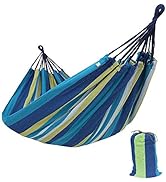 Outdoor Amacas Garden Camping Hammock,Hammock Portable with Carrying Bag for Patio Yard Garden Ba...