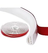 Qiveno 40Ft Silicone Door Weather Stripping Door Seal Strip for Doors &amp; Windows, 2Pcs High Self-A...