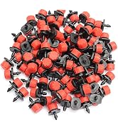 50 PCS Adjustable Irrigation drip emitter, Miniature drip Sprinkler 1/4 inch for Watering Systems...