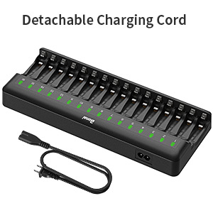 battery charger with AC charging cable