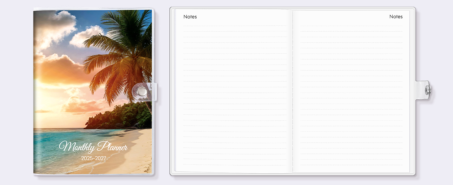 Monthly Planner 2025-2027, Monthly Calendar 2026 Planner