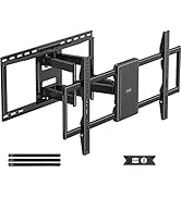 USX MOUNT Full Motion TV Wall Mount for Most 50-90 inch TVs up to 150 lbs, Wall Mount TV Bracket ...