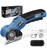 STREBITO Cordless Electric Scissors, 4V Electric Box Cutter for Cardboard | 2600mAh Battery, 320R...