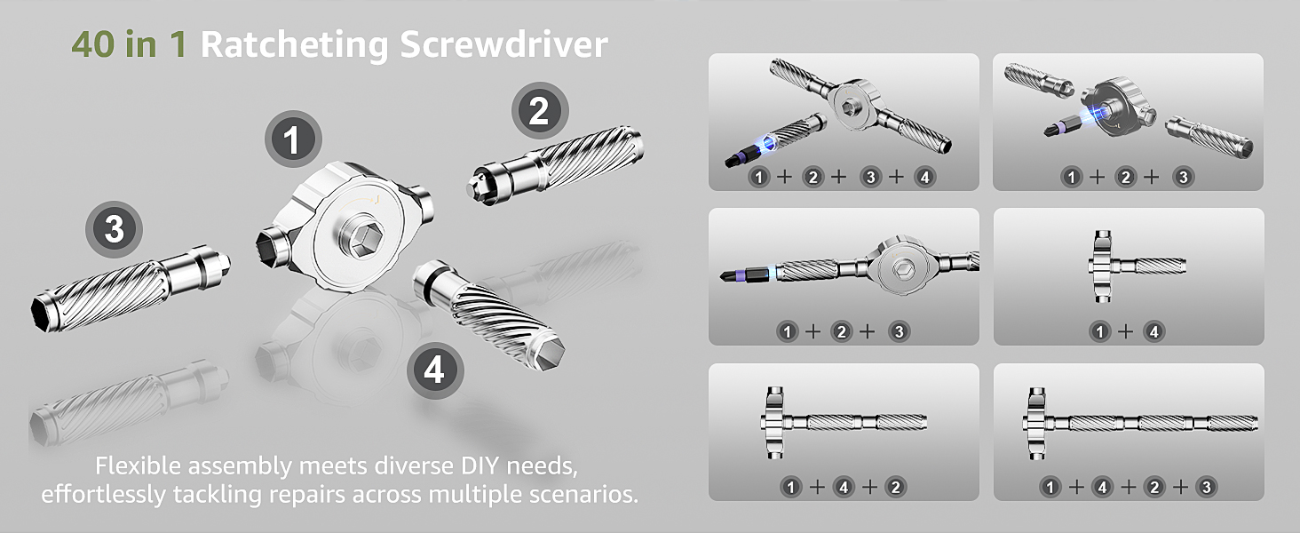 40 in 1 Magnetic Screwdriver Set