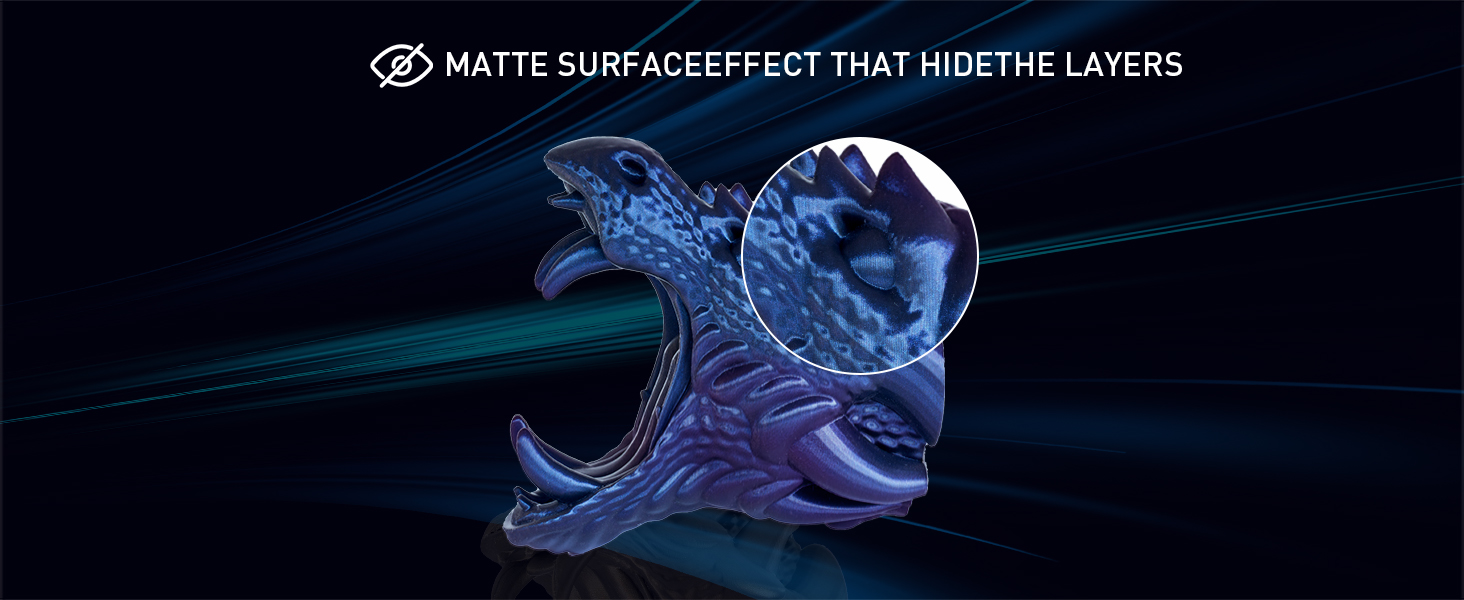 Burnt titanium filament