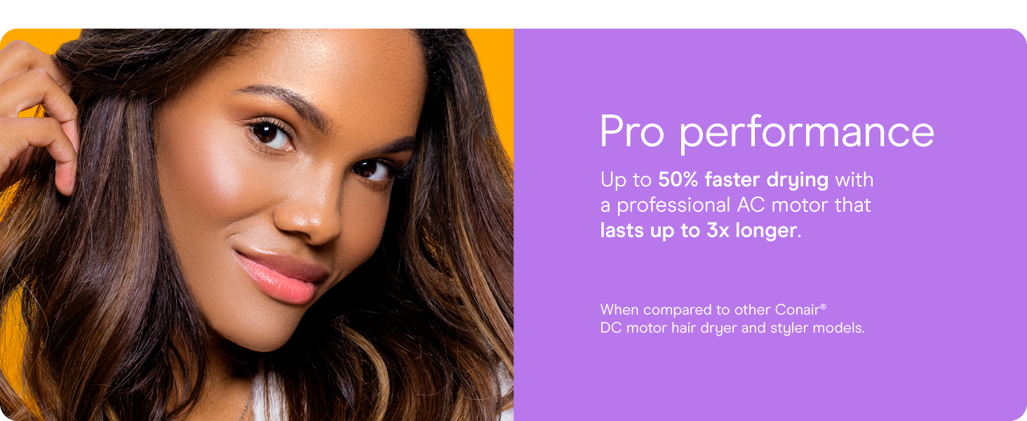 Conair small, mini, and compact hair dryer for travel. Handle folds for easy storage.