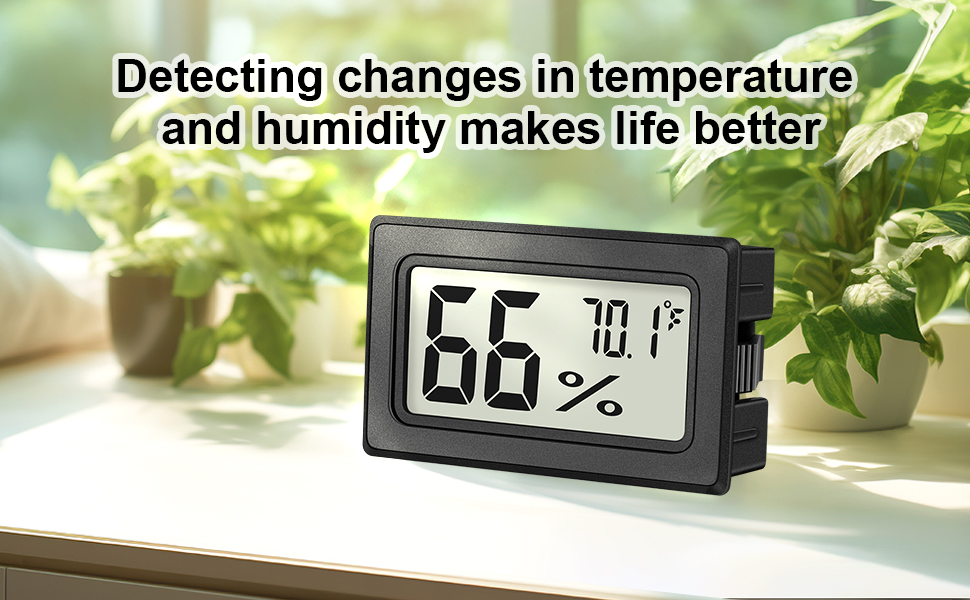 Detecting changes in temperature and humidity makes life better