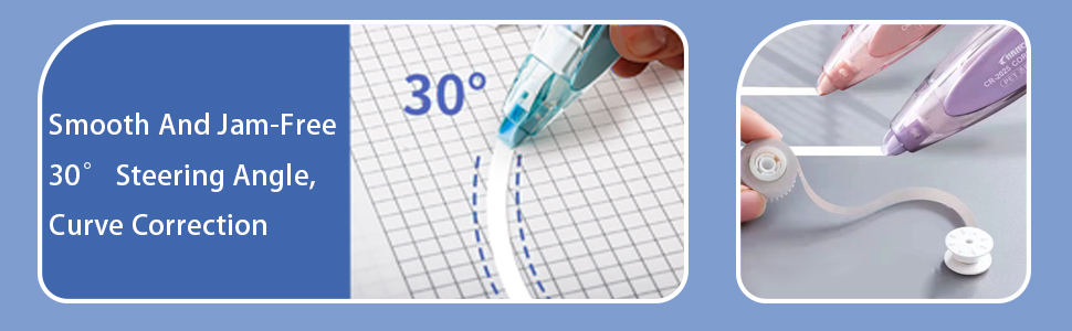  Retractable White Out Correction Tape