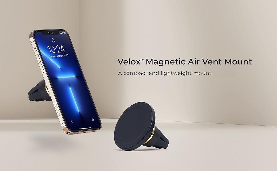 Velox MagSafe air vent car mount magnetic cell phone holder iphone vent holder cell phone car mount